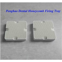 D65mm Square Dental Honeycomb Firing Tray ( ceramic pins, 65mm*65mm*12.5mm)