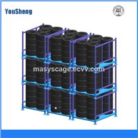 Foldable and Stackable Tyre Warehouse Rack