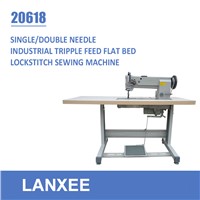 Lanxee 20618 Single/Double Needle Walking Foot Industrial Sewing Machine