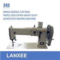 Lanxee 243 Industrial Single Needle Flat Bed Heavy Duty Juki Sewing Machine
