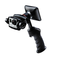 Fashion Handheld Gimbal Stabilizer with 3.5 inch LCD Visible Screen for Sport Cameras