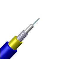 Simplex Optical Fiber Armored Cable (single mode or multi-mode om3, om4)