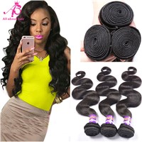 Brazilian body wave hair bundles human hair weave