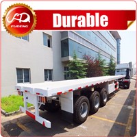 2016 NEW 30-60 ton 2/3 axles flatbed container trailer, multi-use container semi trailer