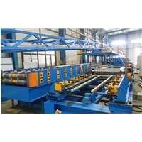Wall roll forming machine ,roll former with hydraulic profile cutter