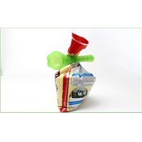 With food bag clips holder plastic spoon for pet