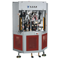 YILI ALFA88 Four stations counter moulding machine / Double Cold and Hot heel-shaping machine