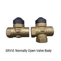 normally open valve body for HVAC system
