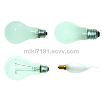 Incandescent bulb 25W-200W