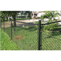 4' Tall Residential Vinyl Coated Chain Link Fence