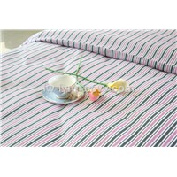F5 G3 Pink Gray Stripes Cotton Hospital Bed Linen