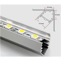 LED Light Strip with Aluminum Slot for Showcases, Display Cases, Counters