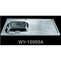 China Factory Suppy Stainless Steel Kitchen Sink WY-10050A