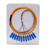 Fiber optic 12core pigtail SC/PC SM 1m