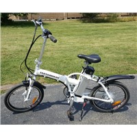 350 Watt Lithium Electric Folding Bicycle E-Bike 6 Speed With Brakes