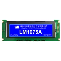 480X128 Graphic LCD Module COB Type LCD Display (LM1075A)