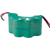 Ni-MH Battery, 4.8V Sc1700mAh High Power Rechargeable Battery Pack (4S of FH-Sc1700P)