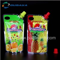 Low price spout bags for juice beverage packing manufactory