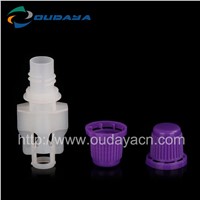 8.2mm PE plastic medium spout tube with cap for jelly bag