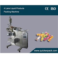 Automatic Four Lanes Liquid Packaging Machine