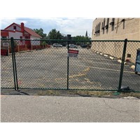 Factory Supply Galvanized and PVC Coated Temporary Chain Link Fencing with Stands for Usa Market