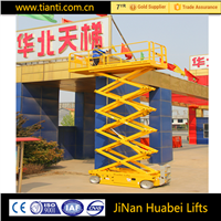 Mobile hydraulic skyjack scissor lift platform
