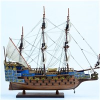 SOVEREIGN OF THE SEAS WOODEN MODEL SHIP