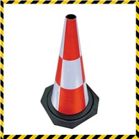 rubber reflective road traffic cone