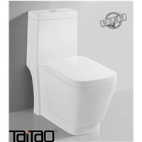 Bathroom Ware White One-Piece Saving Water Ceramic Toilet