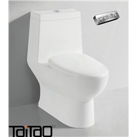 Siphon Jet Eco-friendly Water Closet One-piece Ceramic Toilet
