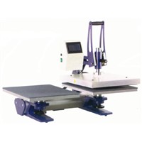 HA-406SD Touch screen heat press with two worktables