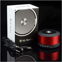 F004 Patent small bluetooth cellphone speaker with black colour