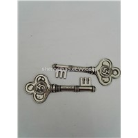 Key Shape Keychain , Metal Craft , Souvenir Keyring