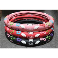 Hello kitty silicone car steering wheel covers