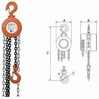 HSZ round manual chain pull lift blocks