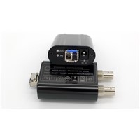 Broadcast mini 3g sdi over fiber extenders for SMPTE-424M standard, full HD 1080P-60HZ SDI signal
