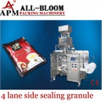 Multi lane sugar filling and packing machine