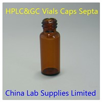 2ml amber vial HPLC Vial with label Filling Line USP1