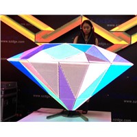 DGX Diamond shpe led DJ Booth with patent