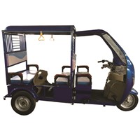 electric rickshaw for passenger with front glass wind shield