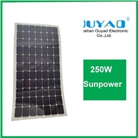 250W sunpower semi flexible solar panel