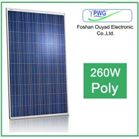 Factory 260W poly solar panel for solar pv module