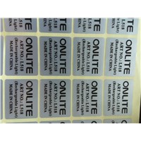 Self-adhesive labels and stickers