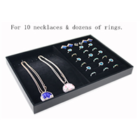Biservice Necklace and Finger Rings Promotional Tray
