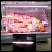 1200mm t8 pink refrigerator led tube lights led fresh meat tubefor fresh food case /meat counter