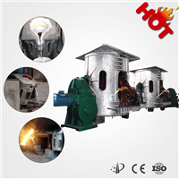 Induction metal melting furnace for 200kg to 3 ton iron/steel/copper casting