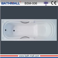 Hot style used drop in fiberglass bathtub with handles