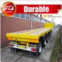 2016 Style Tri Axle Container Flatbed Trailer Sale, Container Transport Trailers