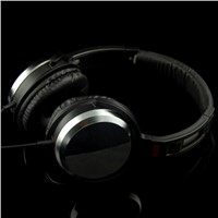 Stereo Wired Headphone, Metal Headband, Foldable Design, 3.5mm Plug,Compatible with Phone &amp;amp; Computer