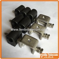 Feeder cable clamp/coaxial cable hanger/fiber optic cable clamp for 1/2&amp;quot; and 7/8&amp;quot; coaxial cables